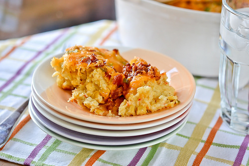 Bacon-Cheddar Corn Pudding-12