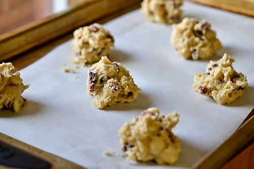 White Chocolate Cranberry Cookies-4