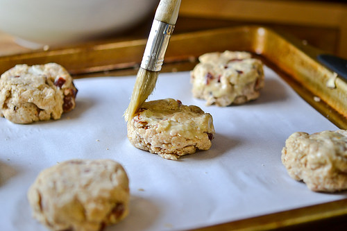 Cherry Almond Ricotta Drop Scones-6