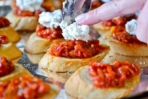 Crostini with Sun-Dried Tomato Jam-7