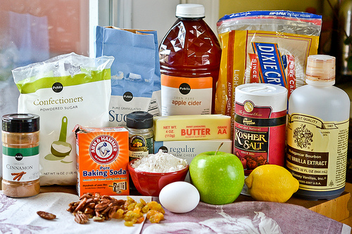 Apple Spice Cake with Cream Cheese Icing-1