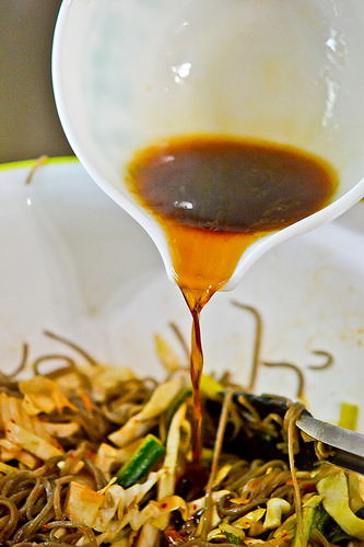 Cucumber & Kimchi Noodle Salad-5