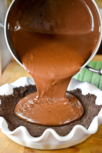 Triple Chocolate Pudding Pie-6