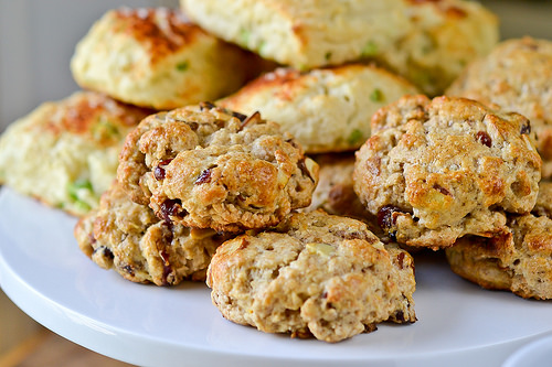 Cherry Almond Ricotta Drop Scones-12