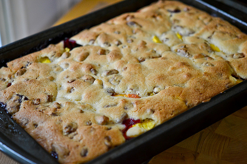 Blackberry-Peach Cobbler Bars-8