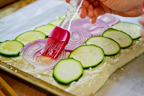 Zucchini & Red Onion Flatbread-9