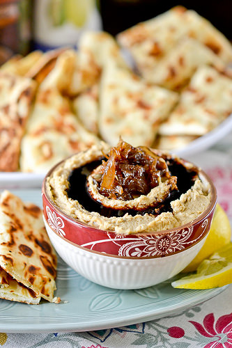 Caramelized Onion Hummus with Balsamic-10