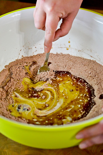 Dark Chocolate Waffles-5