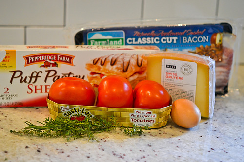 Tomato, Bacon & Gruyere Tart-1