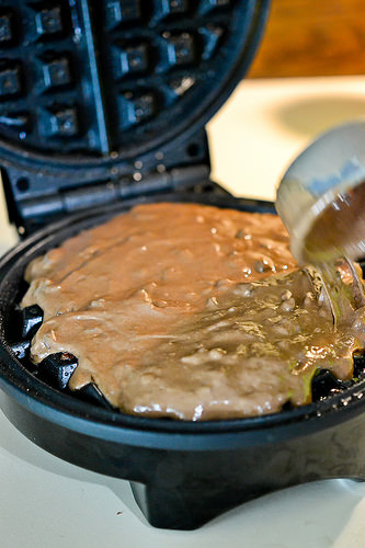 Dark Chocolate Waffles-8