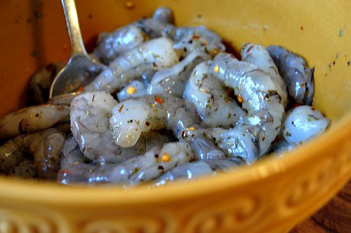 Creamy Orzo with Shrimp