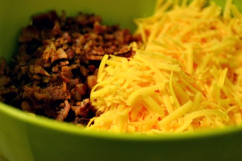 Cheddar, Bacon and Fresh Chive Biscuits