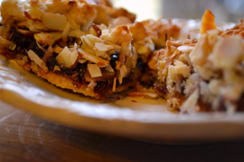 Triple Cherry Streusal Bars