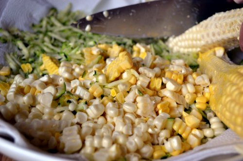 Zucchini and Corn Tortitas