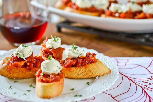 Crostini with Sun-Dried Tomato Jam-10