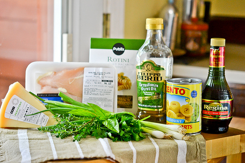 Grilled Chicken Pasta Salad with Artichoke Hearts-1