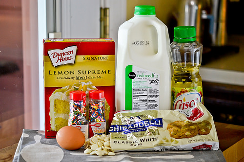 Lemon Cake Batter Blondies-1