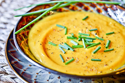 Roasted Squash, Sweet Potato & Garlic Soup 2