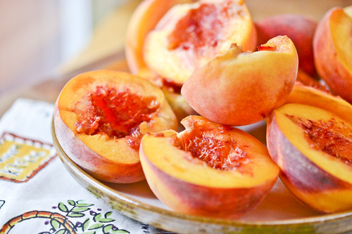 Waffles with Honey-Caramelized Peaches 12