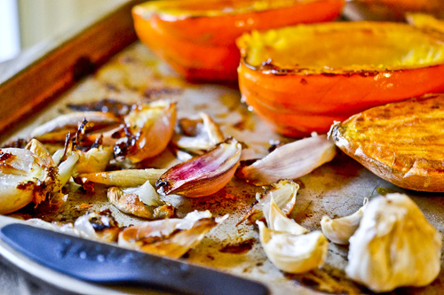 Roasted Squash, Sweet Potato & Garlic Soup 15