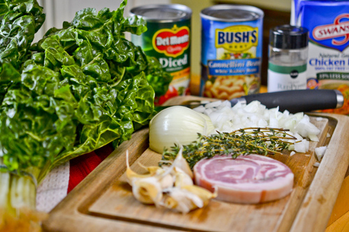 Swiss Chard, White Bean & Sausage Soup 15