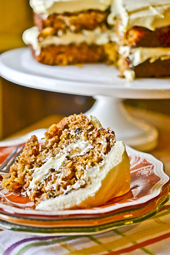 Pumpkin Spice Cake with Cream Cheese Frosting 9
