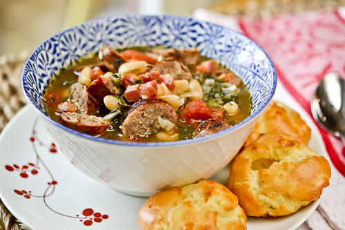 Swiss Chard, White Bean & Sausage Soup
