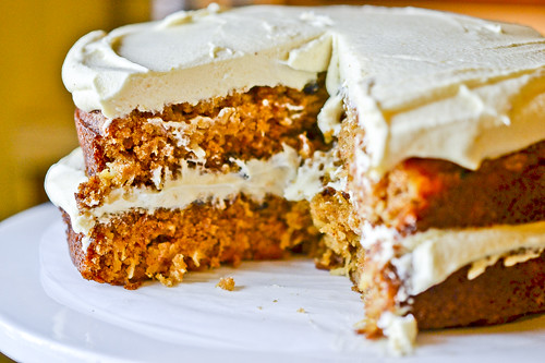 Pumpkin Spice Cake with Cream Cheese Frosting 7