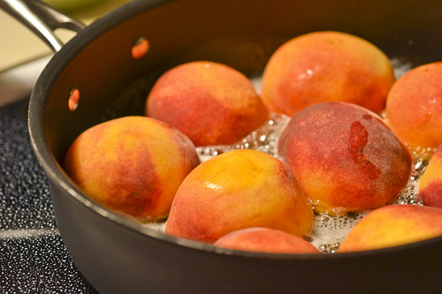 Waffles with Honey-Caramelized Peaches 10