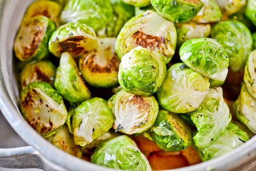 Brussels Sprouts & Butternut Squash with Bacon Vinaigrette 10