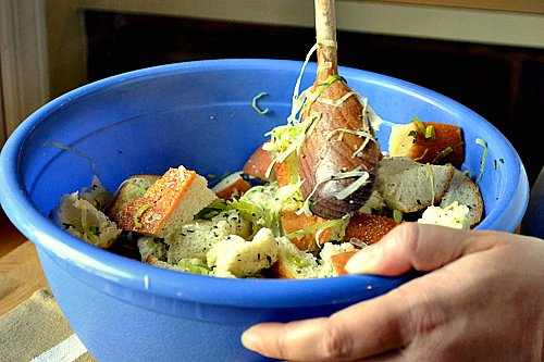 Herb-and-Leek Bread Pudding 115