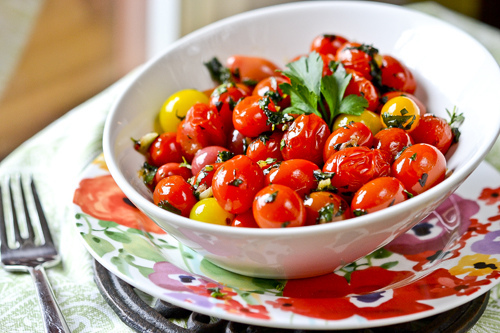 Garlic Herb Tomatoes 1