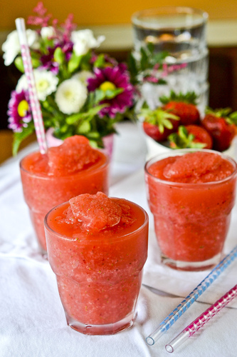 Strawberry Wine Slushies 5