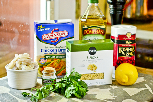 Saffron Orzo with Shrimp 12