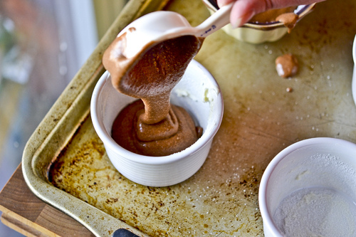 Chocolate-Amaretto Souffles 9