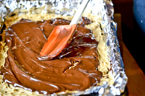 Peanut Butter Fudge Brownies 9