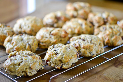 Cherry Almond Ricotta Drop Scones-7
