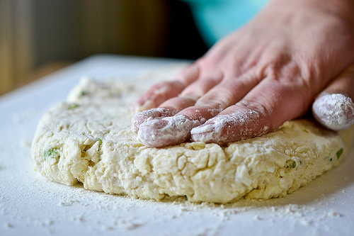 Scallion & Ricotta Scones-6