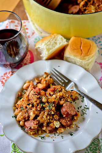 Chicken & Sausage Cassoulet-9