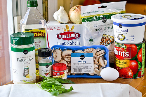 Mushroom-Spinach Stuffed Shells-1