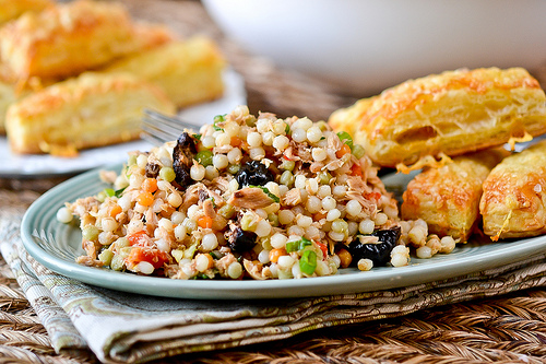 Israeli Couscous Tuna Salad-13