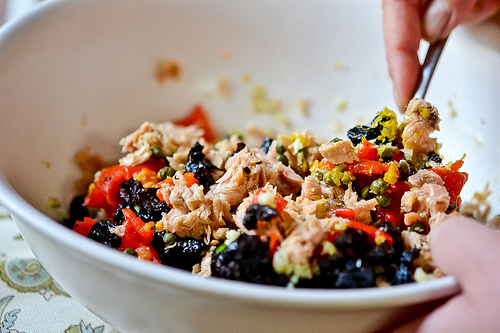 Israeli Couscous Tuna Salad-8