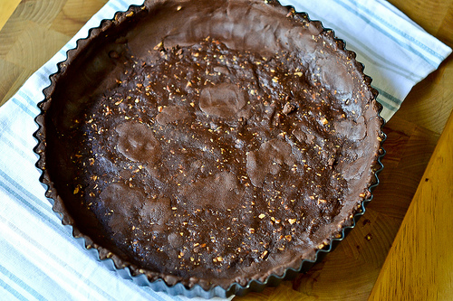 Chocolate-Strawberry Cream Cheese Tart-2