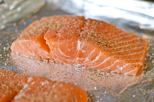 Salmon Panzanella with Green Beans 16