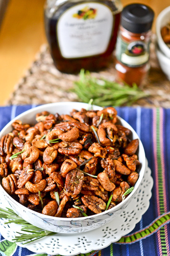 Chipotle & Rosemary Roasted Nuts 4