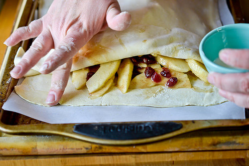 Apple-Cranberry Slab Pie-9