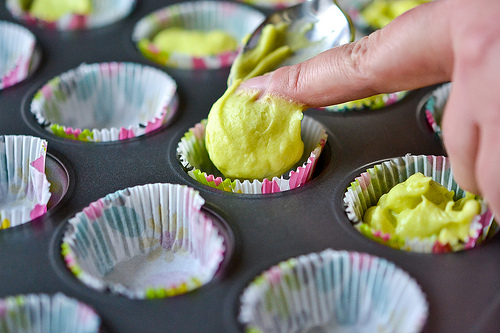 Mini Lime Cupcakes-5