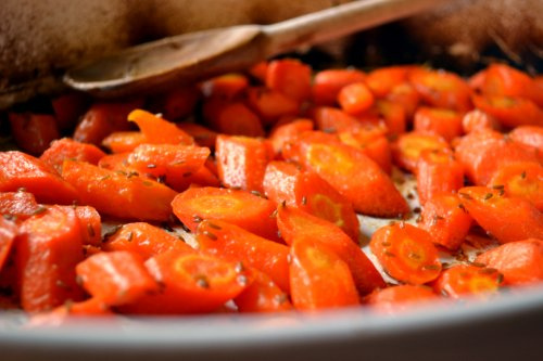 Chicken Masala and Cumin-Roasted Carrots